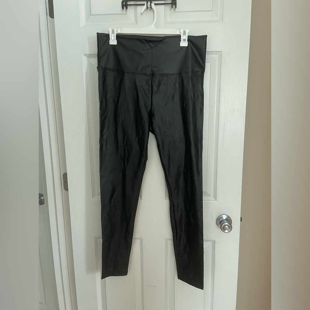 High-Waisted Faux Leather Leggings